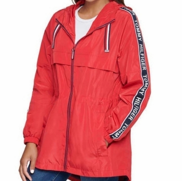 Tommy Hilfiger Windbreaker Jacket Red S - Picture 11 of 11